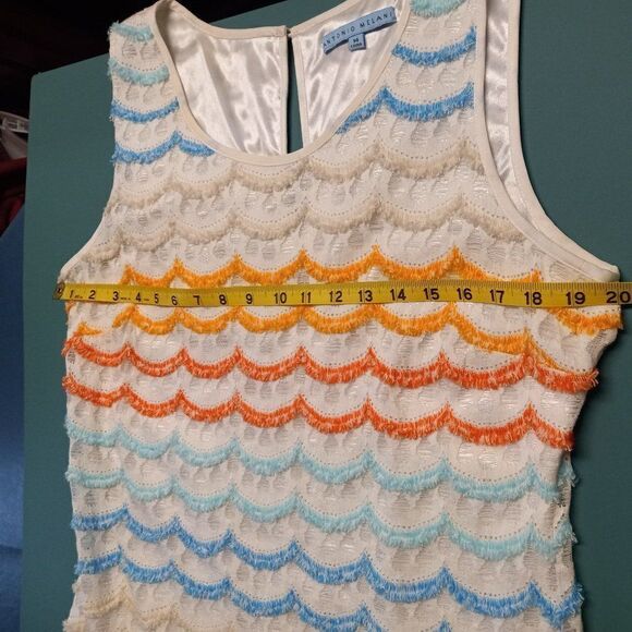 Antonio Melani Rainbow Wave/Scalloped Dress - Picture 5 of 9